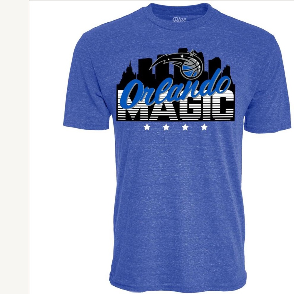 NWT Orlando Magic Blue 84 NBA Officially Licensed Tri-Blend T-Shirt men’s large